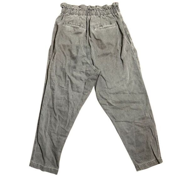 Free People Margate Pleated Trouser Olive Women’s Size Medium - Picture 4 of 13